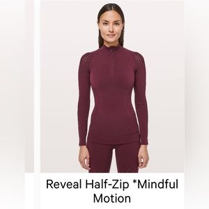 Lululemon reveal 1/2 zip
